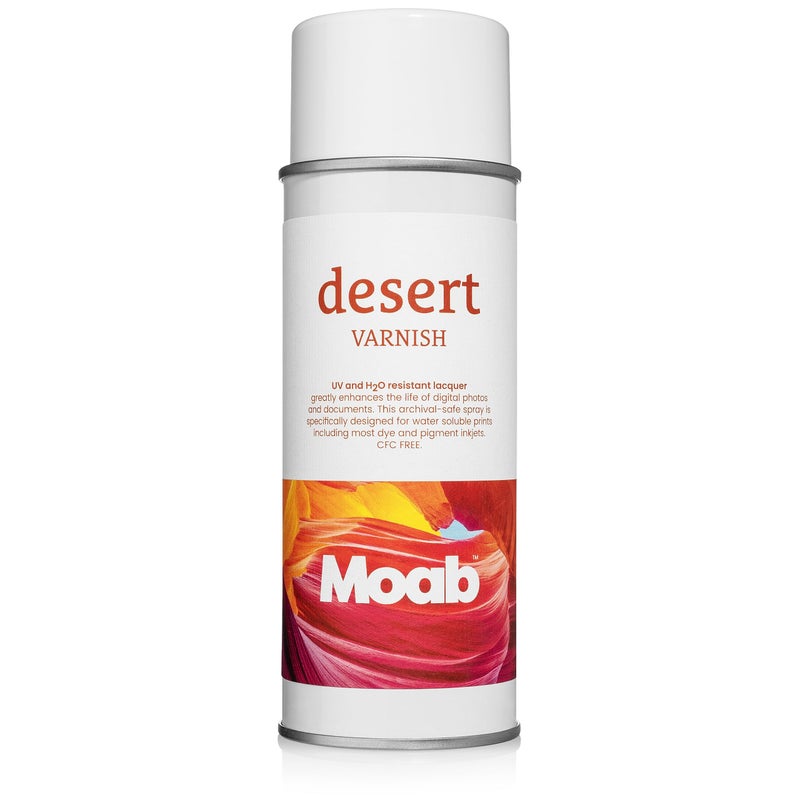 Moab Desert Varnish UV Lacquer Spray to Protect Fine Art Inkjet Prints, 400ML Can - Image 1